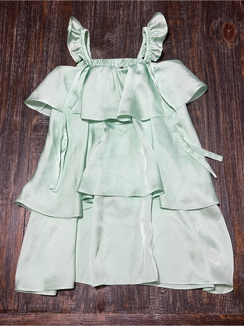 For Love And Lemons Kids Dress in Mint Green